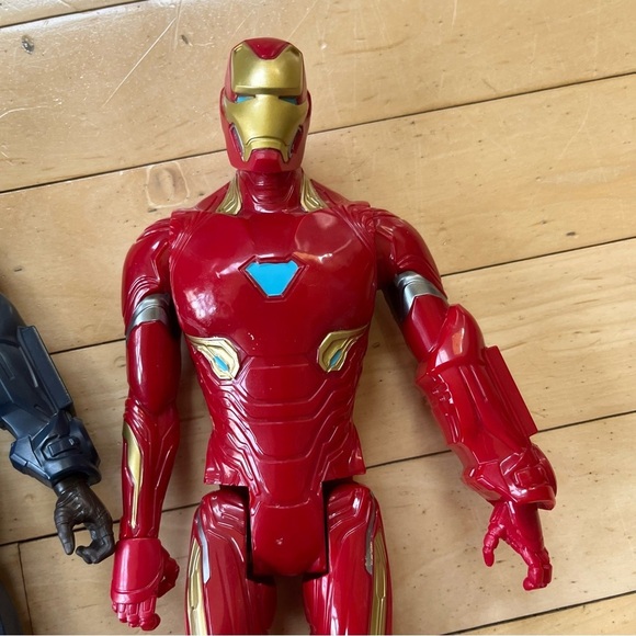 2018 Captain America & Iron Man Figure 12" Titan Hero Series Avengers Marvel - Picture 4 of 8